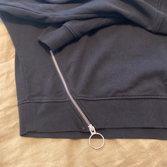 All Saints crew neck sweatshirt with bottom zipper - Picture 3 of 3